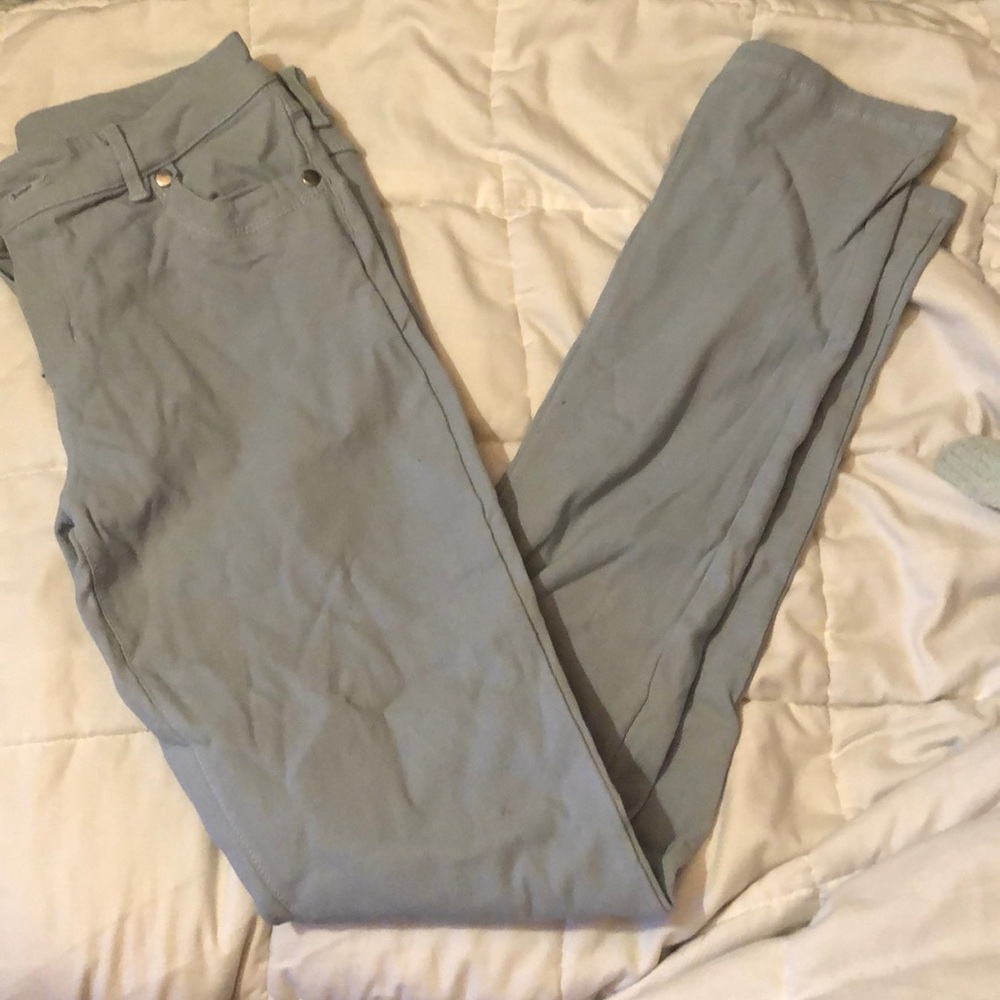 Light blue jeggings